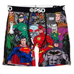 PSD Multicolor Superhero Boxer Briefs